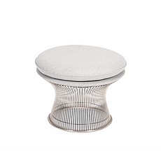 Show product details for Platner Style: Wire Frame Easy Ottoman