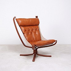Show product details for Sigurd Ressell Style: Falcon Chair - Wood Frame