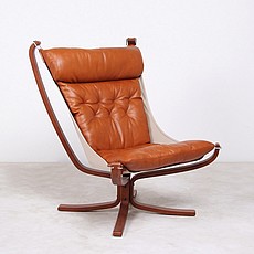 Show product details for Sigurd Ressell Style: Falcon Chair - Wood Frame