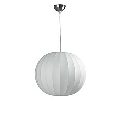 Show product details for George Nelson Style: Round Ceiling Lamp Pendant