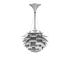 Show product details for Poul Henningsen Style: Artichoke Chandelier - Small