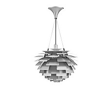 Poul Henningsen Style: Artichoke Chandelier - Small