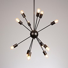 Show product details for Gino Sarfatti Style: Multi Light Chandelier
