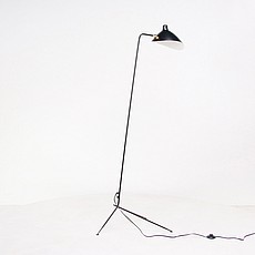 Show product details for Serge Mouille Style: Single Floor Lamp